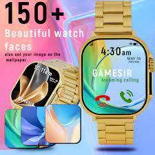 SE HUB C9 Ultra 2 Gold Smartwatch – 49mm Bluetooth Calling | Fitness Tracker