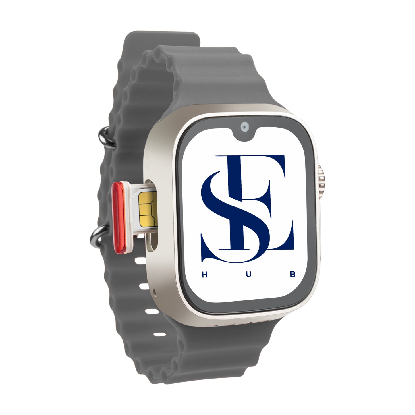 S9 Ultra GS37 5G SIM Smartwatch | 2.0” AMOLED Display | 4GB+64GB | Dual Camera | Bluetooth Calling | Android Apps | Magnetic Black Strap