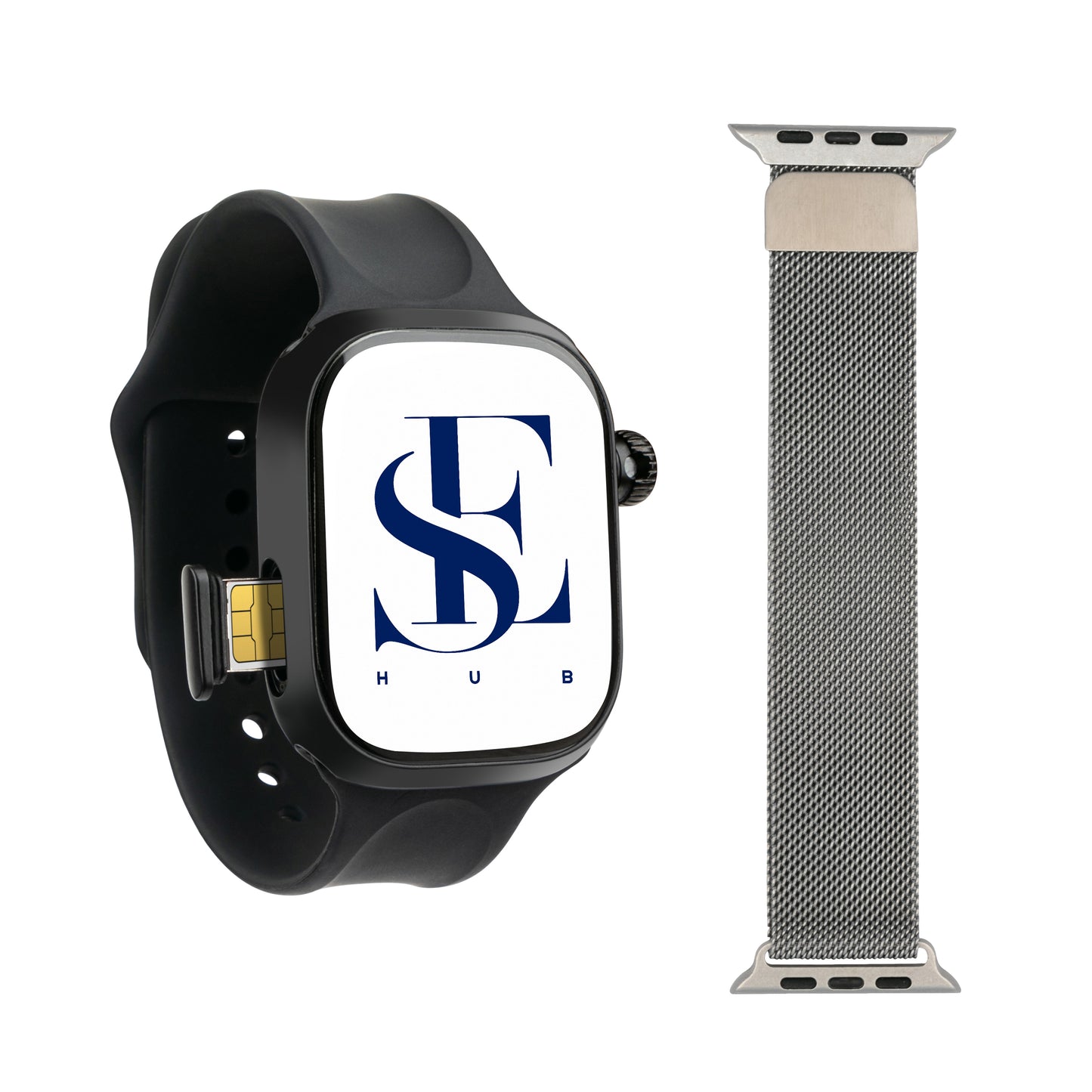 CD99 HC Android Smart Watch 4G/5G SIM Supported | 8GB+128GB | AMOLED Display | Video Calling | GPS WiFi NFC | Rotating Camera | Premium Magnetic Silver Belt